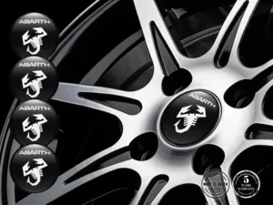 Fiat Abarth Ruota Emblema Edizione Adesivi Cupola Pregiati